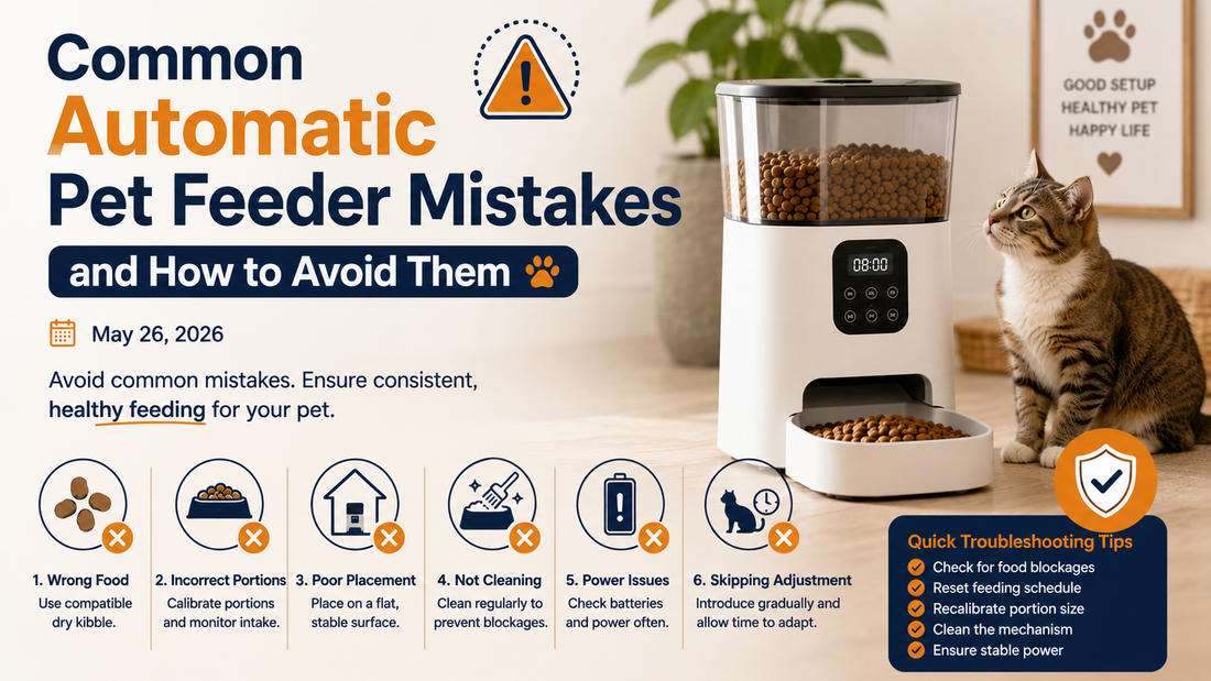 Common Automatic Pet Feeder Mistakes and How to Avoid Them